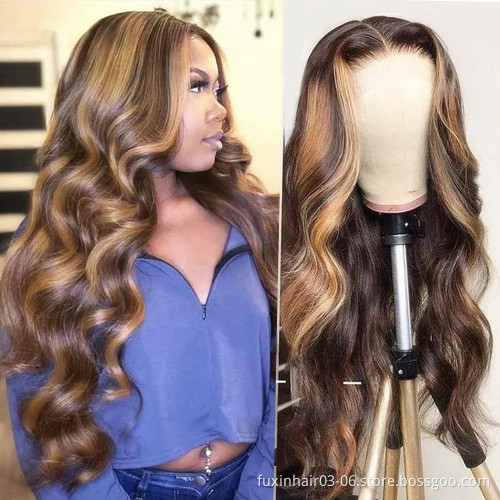 Deep Kinki Frontal Wig 13x6 Human Hair HD Lace Front Wigs 30 In Frontal Wig With High Lights Wholesale Human Hair Vendors